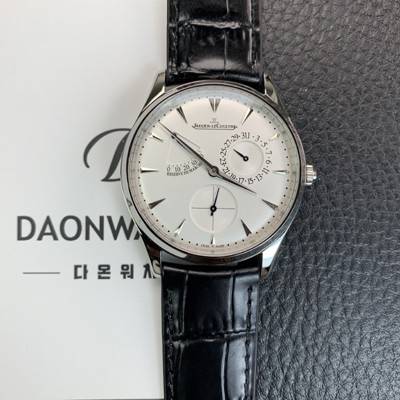 홍콩명품 [예거르쿨트르] 남성용 리저브 마스터 화이트 다이얼 오토매틱 무브먼트 JAG4201  