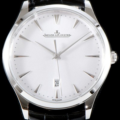 홍콩명품 [예거르꿀뜨르] 남성용 마스터 울트라 씬 데이트1288420 플래식한 40MM UP!! 실버 다이얼 오토매틱 무브먼트 JAG0400  