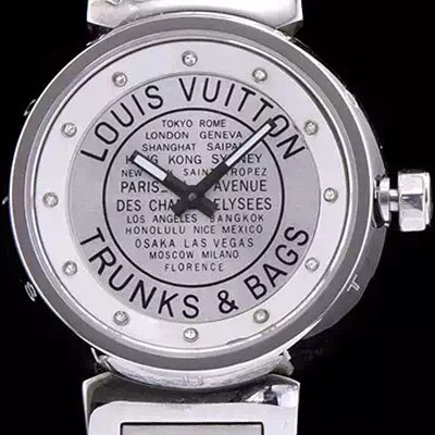 홍콩명품 [루이비통] 남성용 탕부르 화이트 다이얼 쿼츠 무브먼트 LOU4210  