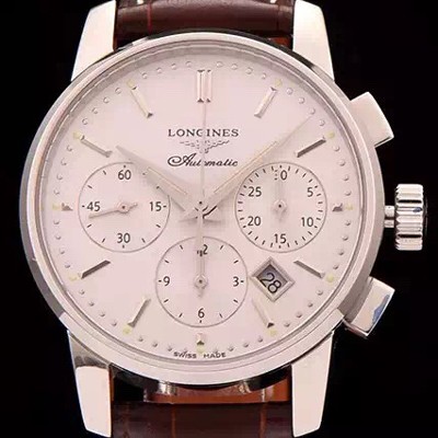 홍콩명품 [론진] 남성용 마스터 컬렉션 크로노그래프 오토매틱 화이트다이얼 LON0401  