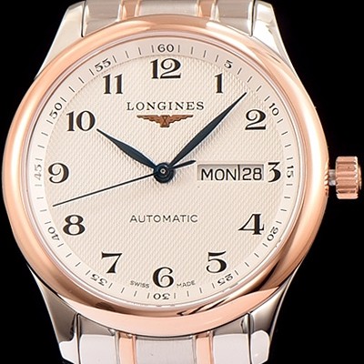 홍콩명품 [론진] 남성용 마스터 컬렉션 화이트 다이얼 오토매틱 무브먼트 LON0412  