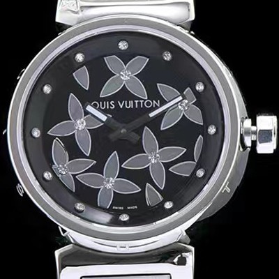 홍콩명품 [루이비통] 남성용 탕부르 블랙 다이얼 쿼츠 무브먼트 LOU4202  