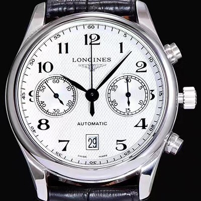 홍콩명품 [론진] 남성용 마스터 L2.669.4.78.6 컬렉션 화이트 다이얼 오토매틱 무브먼트 LON0410  