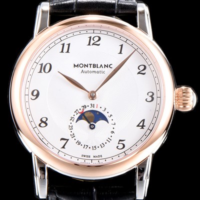 홍콩명품 [몽블랑] 남성용 박서준이 선택한 드라마 속 그 시계!! U0117327 스타 레거시 문페이즈 아이코닉 스타 컬력션 화이트 다이얼 오토매틱 무브먼트 MON0400  