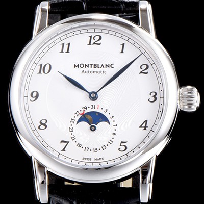 홍콩명품 [몽블랑] 남성용 박서준이 선택한 드라마 속 그 시계!! U0116508 스타 레거시 문페이즈 아이코닉 스타 컬력션 화이트 다이얼 오토매틱 무브먼트 MON0401  