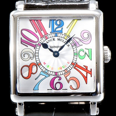 홍콩명품 [프랭크 뮬러] 남성용 마스터 스퀘어 6000 K SC DT COL DRM V D 레이디 워치 크레이지 아워 다이얼 스위스 오토매틱 무브먼 FRA4434  