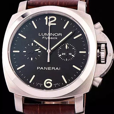 홍콩명품 [파네라이] 남성용 루미너 플라이배크 블랙 다이얼 PAN0453  