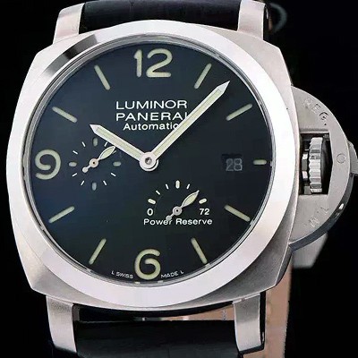 홍콩명품 [파네라이] 남성용 루미너 플라이배크 블랙 다이얼 PAN0451  