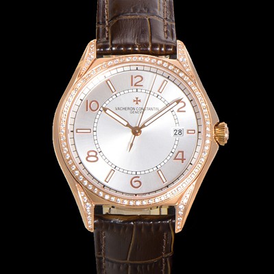 홍콩명품 [바쉐론 콘스탄틴] 남성용 피프티식스 Ref.4600E 오토매틱 1326 타입 18K 로즈골드 40mm 보석/큐빅 가죽줄 실버 다이얼 vac1149  