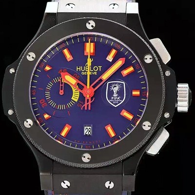 홍콩명품 [휴블렛] 남성용 빅뱅 2010 남아공월드컵 FIFA 버전 오토매틱 블랙다이얼 HUB4211  