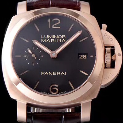 홍콩명품 [파네라이] 남성용 루미노르 1950 마리나 3데이즈 PAM00393 오토매틱 Cal.P9000 무브먼트 브라운 다이얼 PAN0401  
