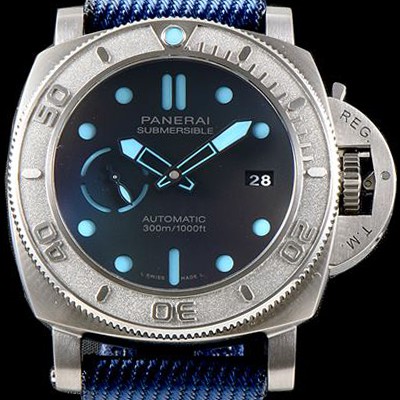 홍콩명품 [파네라이] 남성용 서브멀시브 마이크 혼 에디션 PAM00985 오토매틱 Cal.P9010 타입 47mm 티타늄 블랙 다이얼 pan5219  