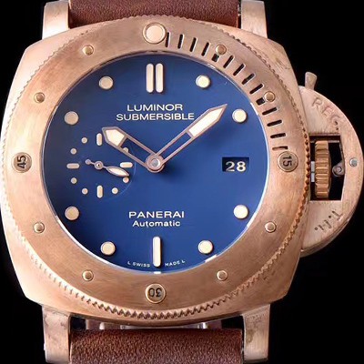 홍콩명품 [파네라이] 남성용 서브머서블 1950 3데이즈 브론조 PAM00671 오토매틱 Cal.P9010 무브먼트 블루 다이얼 PAN1222  
