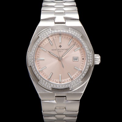 홍콩명품 [바쉐런 콘스탄틴] 여성용 오버시즈 4605V200A-B971 오토매틱 무브먼트 35mm 핑크 다이얼 vac1140  