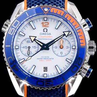 홍콩명품 [오메가] 남성용 시마스터 플래닛 오션600M 215.32.46.51.04.001 OM사 코-액시얼 마스터 크로노미터 크로노그래프 화이트다이얼 오토매틱 무브먼트 OMG0002  