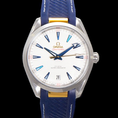 홍콩명품 [오메가] 남성용 씨마스터 220.12.41.21.02.004 아쿠아테라 150m 마스터 코-액시얼 라이더 컵 41mm 오토매틱 Cal.8900 타입 실버 다이얼 omg20239  