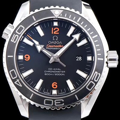 홍콩명품 [오메가] 남성용 신형 다이버 세라믹 배젤 업그레이드!! 시마스터 플래닛 오션 600M 232.32.46.21.01.005 코-액시얼 45.5MM 마스터 크로노미터 블랙 다이얼 오토매틱 무브먼트 OMG05045  