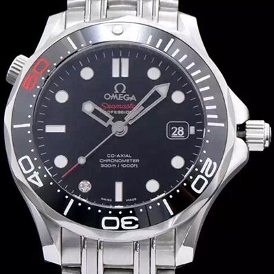 홍콩명품 [오메가] 남성용 시마스터 블랙 다이얼 오토매틱 무브먼트 OMG0012  