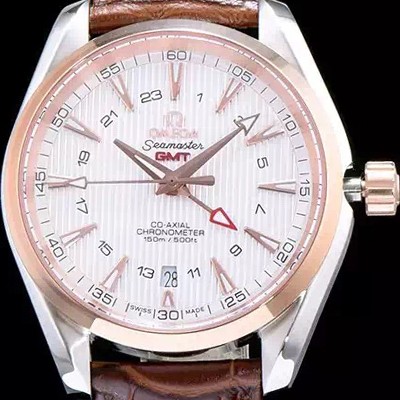 홍콩명품 [오메가] 남성용 시마스터 지엠티 화이트 다이얼 오토매틱 무브먼트 OMG0321  