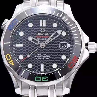 홍콩명품 [오메가] 남성용 시마스터 블랙 다이얼 오토매틱 무브먼트 OMG0050  