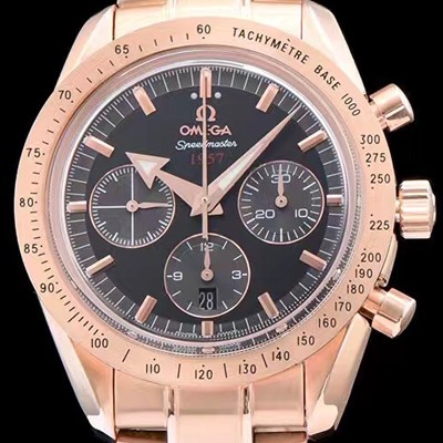 홍콩명품 [오메가] 남성용 스피드 마스터 블랙 다이얼 오토매틱 무브먼트 OMG0013  