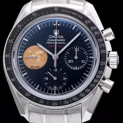 홍콩명품 [오메가] 남성용 스피드마스터 아폴로 II 블랙 다이얼 핸드 와인딩 무브먼트 OMG0003  