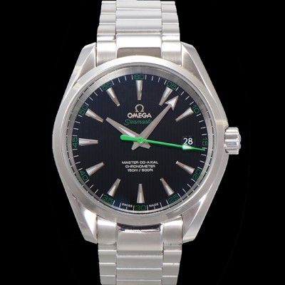 홍콩명품 [오메가] 남성용 씨마스터 231.10.42.21.01.004 아쿠아테라 150M 코-액시얼 골프 에디션 41.5mm 블랙 다이얼 오토매틱 무브먼트 omg20223  