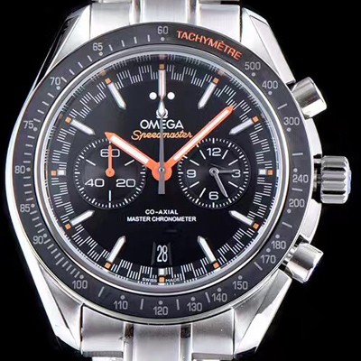 홍콩명품 [오메가] 남성용 스피드마스터 329.30.44.51.01.002 레이싱 코-액시얼 마스터 크로노미터 타키미터 크로노그래프 브레이슬릿 블랙 다이얼 일본 수입산 쿼츠 무브먼트 OMG0540  