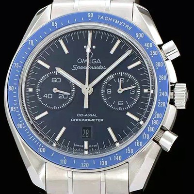 홍콩명품 [오메가] 남성용 스피드마스터 크로노그래프 블루다이얼 OMG0100  