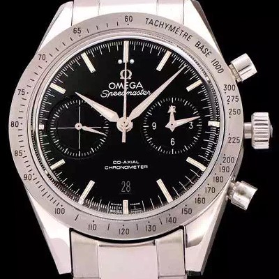 홍콩명품 [오메가] 남성용 스피드마스터 크로노그래프 블랙다이얼 OMG0101  