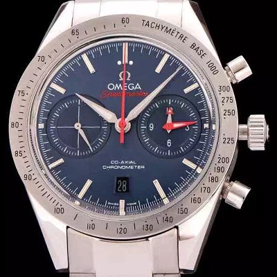 홍콩명품 [오메가] 남성용 스피드마스터 크로노그래프 블루다이얼 OMG0105  