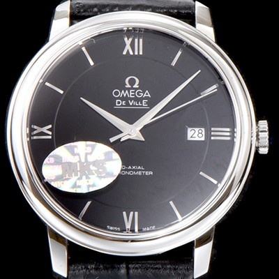 홍콩명품 [오메가] 남성용 드빌 424.13.40.20.01.001 프레스티지 코-액시얼 블랙 다이얼 오토매틱 무브먼트 OMG0014  