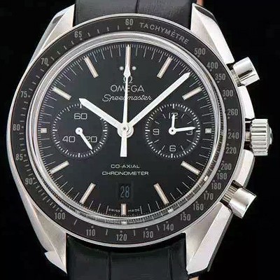홍콩명품 [오메가] 남성용 스피드마스터 크로노그래프 블랙다이얼 블랙베젤 OMG0101  