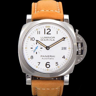 홍콩명품 [파네라이] 남성용 루미노르 마리나 1950 3데이스 PAM01499 44mm 오토매틱 Cal.P.9010 타입 가죽줄 화이트 다이얼 pan5198  