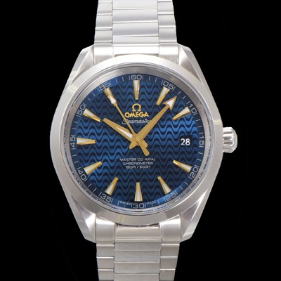 홍콩명품 [오메가] 남성용 씨마스터 231.10.42.21.03.006 아쿠아테라 150M 마스터 코-액시얼 41.5MM 크로노미터 블루 래커드 다이얼 오토매틱 무브먼트 omg20229  