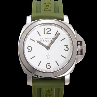 홍콩명품 [파네라이] 남성용 루미노르 PAM01087 베이스 로고 오토매틱 6497-2 타입 44mm  우레탄 화이트 다이얼 pan5194  