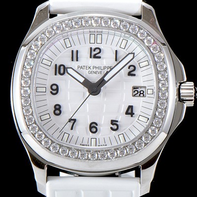홍콩명품 [파텝필립] 남성용 아쿠아넛 5067A-024 루체 시리즈 Upgrade!! 스와로브 다이아몬드 셋팅 베젤 3D 화이트 와플 다이얼 E23-250 S C 쿼츠 무브먼트 PAT0152  