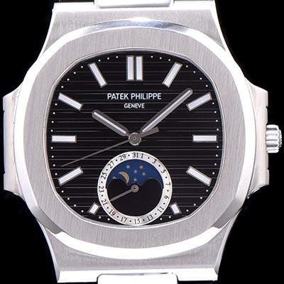 홍콩명품 [파텍필립] 남성용 노틸러스 블랙 다이얼 오토매틱 무브먼트 PAT0231  