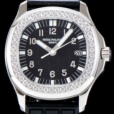 홍콩명품 [파텝필립] 남성용 아쿠아넛 5067A-001 루체 시리즈 Upgrade!! 스와로브 다이아몬드 셋팅 베젤 3D 블랙 와플 다이얼 E23-250 S C 쿼츠 무브먼트 PAT0100  
