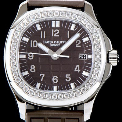 홍콩명품 [파텝필립] 남성용 아쿠아넛 5067A-023 루체 시리즈 Upgrade!! 스와로브 다이아몬드 셋팅 베젤 3D 브라운 와플 다이얼 E23-250 S C 쿼츠 무브먼트 PAT0101  