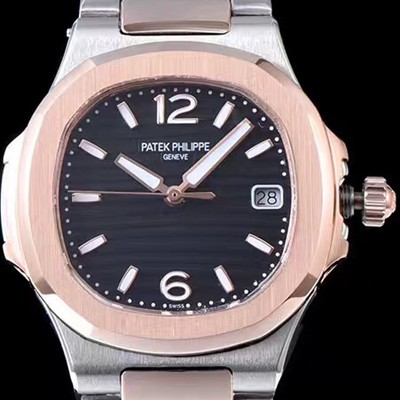 홍콩명품 [파텍필립] 남성용 노틸러스 스위스 쿼츠 블랙 다이얼 PAT0241  