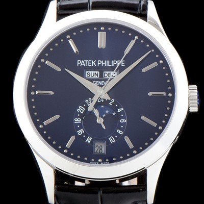 홍콩명품 [파텍필립] 남성용 신형!!컴플리케이션 5396R-014 에뉴얼 캘린더 데이-데이트 문페이즈 네이비 다이얼 Cal.324 S C 오토매틱 무브먼트 PAT0042  