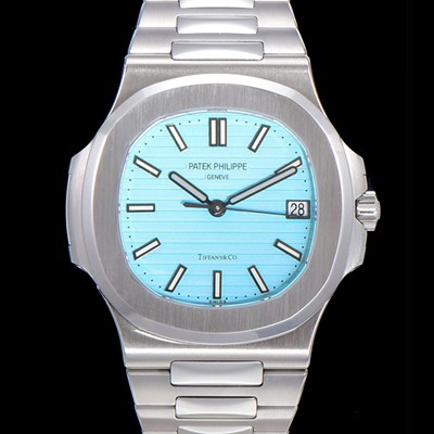 홍콩명품 [파텍필립] 남성용 노틸러스 5711/1A-018 메탈줄 Cal.324 S C 타입무브 티파니 블루 다이얼 PAT424  