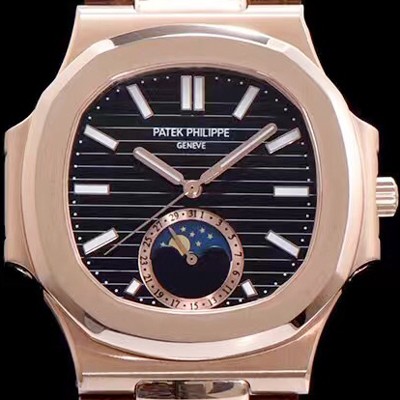 홍콩명품 [파텍필립] 남성용 노틸러스 5726A-001 로즈골드 블랙 다이얼 오토매틱 무브먼 PAT421  