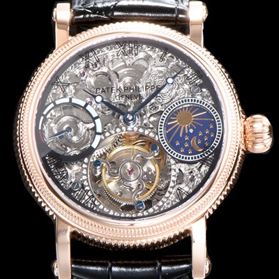홍콩명품 [파텍필립] 남성용 그렌드 컴플리케이션 18k 로즈골드 문페이즈 세귤 리얼 투어빌론 최상급 쥬얼 다이아몬드 베젤 스켈레톤 다이얼 PAT0401  