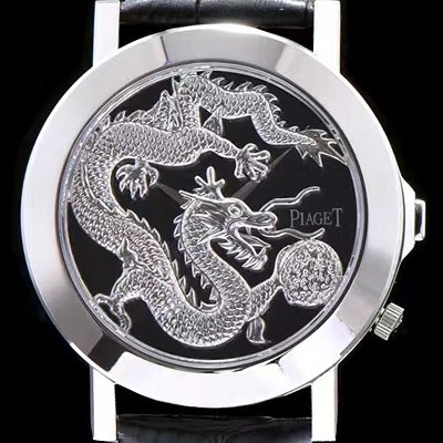 홍콩명품 [피아제] 남성용 폴로 시리즈 실버 룡토템 블랙 다이얼 스위스 쿼츠무브 PIA4200  