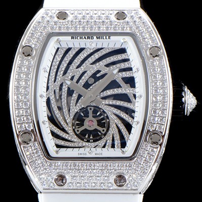 홍콩명품 [리차드밀레] 여성 컬렉션 RM51-02 투르비용 다이아몬드 트위스터 워치!! 수공 맞물림 형식의 쥬얼세팅 스켈레톤 다이얼 오토매틱 무브먼트 RIC0244  
