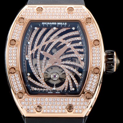 홍콩명품 [리차드밀레] 여성 컬렉션 RM51-02 투르비용 다이아몬드 트위스터 워치!! 수공 맞물림 형식의 쥬얼세팅 스켈레톤 다이얼 오토매틱 무브먼트 RIC0242  