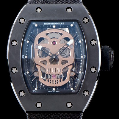 홍콩명품 [리차드밀레] 남성용 리차드밀레 RM52-01 뚜르비용 스컬 워치 스켈레톤&해골무늬 다이얼 오토매틱 무브먼트 RIC0405  