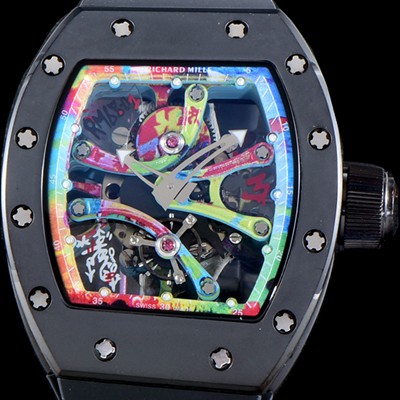 홍콩명품 [리차드밀레] 남성용 리차드밀 RM68-01 콩고 스페셜 에디션 그래피티 스켈레톤 다이얼 오토매틱 무브먼트 RIC0204  